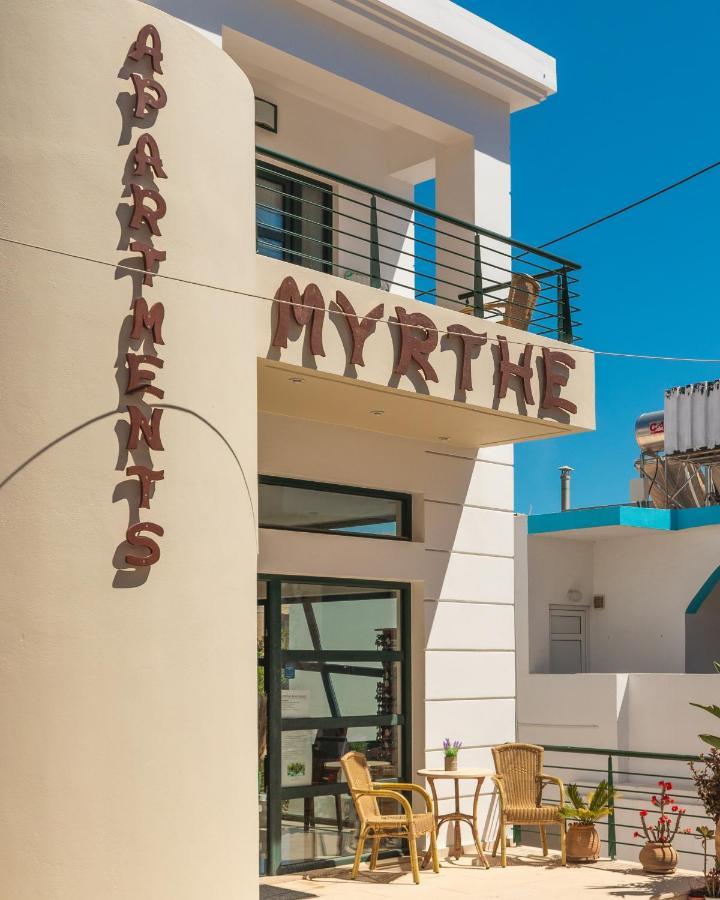 Myrthe Apartments Myrtos Eksteriør billede